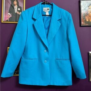 Leslie Faye Haberdashery Blue Blazer, size 14